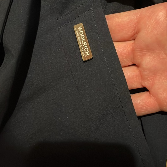 Woolrich John Rich & Bros Women’s Parka Size L navy - Picture 2 of 13